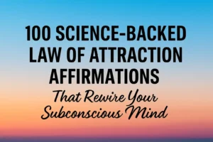 100 Science-Backed Law of Attraction Affirmations That Rewire Your Subconscious Mind