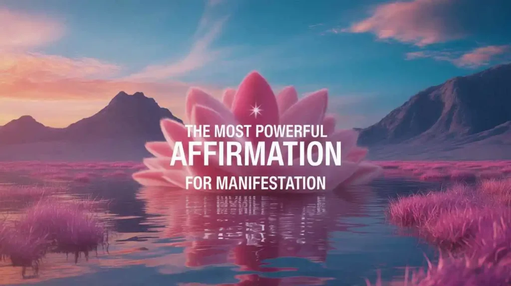 The Most Powerful Affirmation for Manifestation