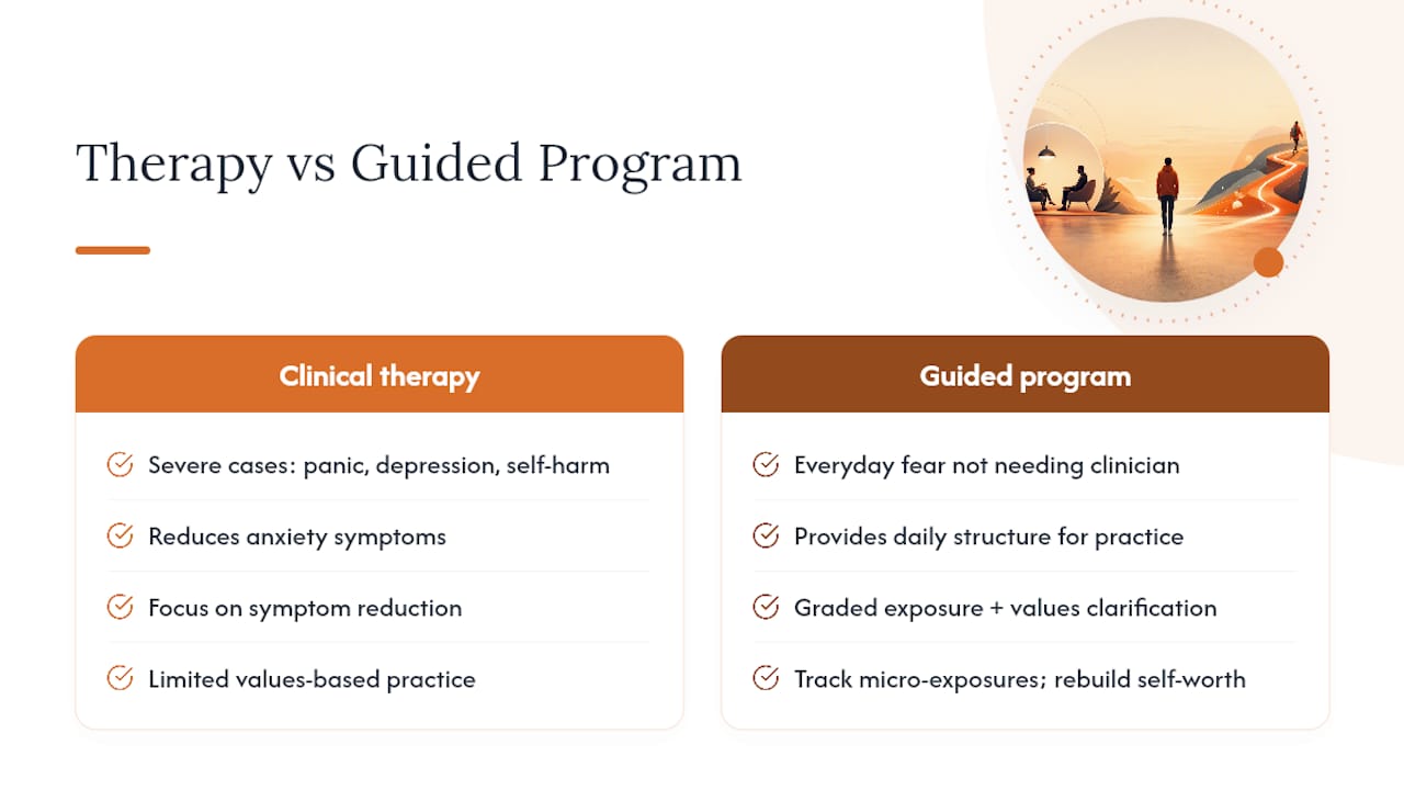 Can a Guided Program Help You Overcome Fear of Failure?, overview diagram