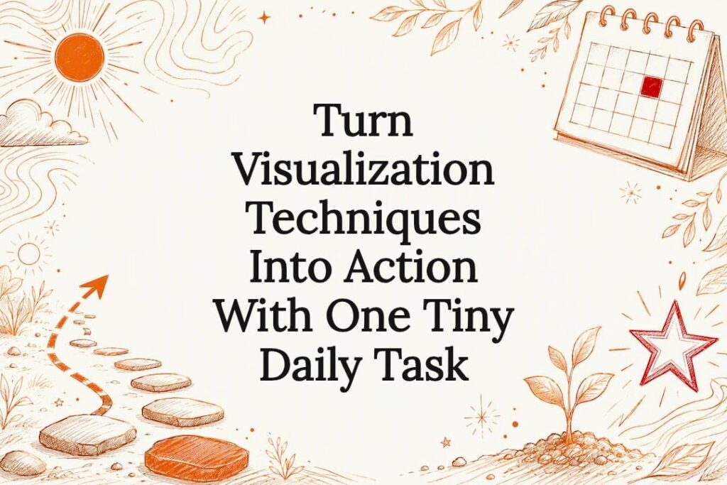 Decorative title card for daily visualization action