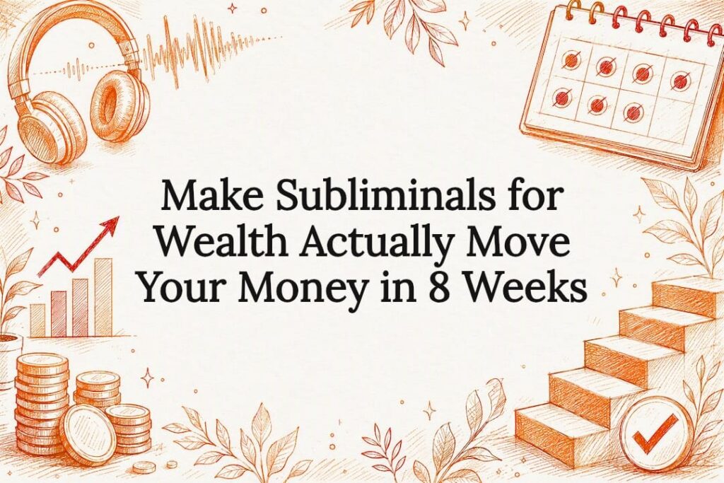 Decorative wealth subliminals title card