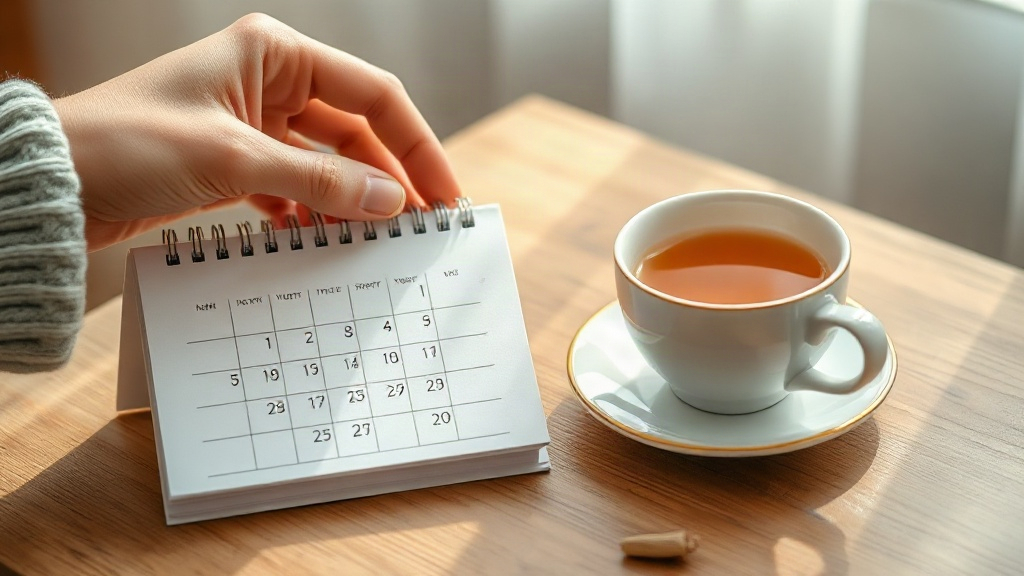 A hand turning a calendar page, the step for finding your Chinese zodiac sign by year