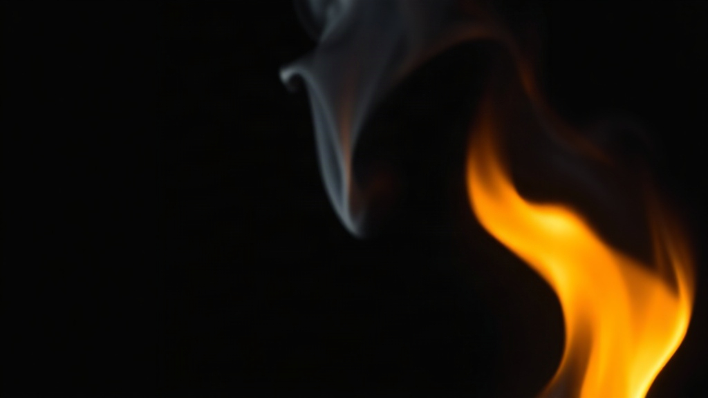 A flame with drifting air-like light, showing fire signs zodiac compatibility with air signs