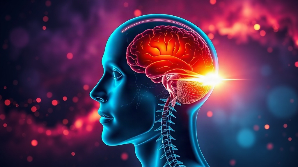 How The Brain Heals After Burnout A medical render of a brain half dimmed and half glowing with restored white gold light, symbolizing how the brain heals after burnout