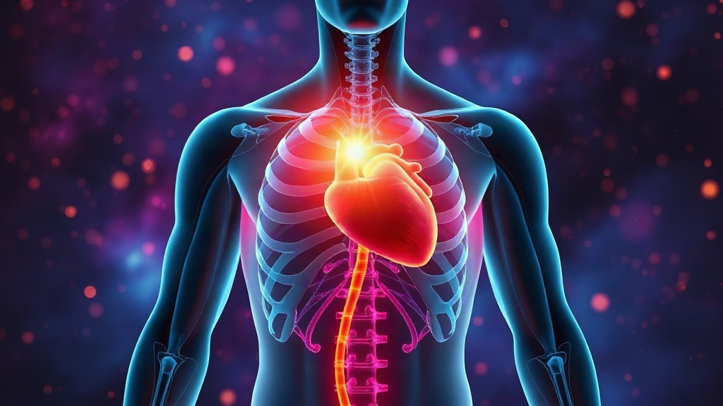 The Brain's Reward Response To Comparison A translucent anatomical torso and brain glowing with a gold flare at the chest, showing the brain's reward response behind comparing ourselves to others
