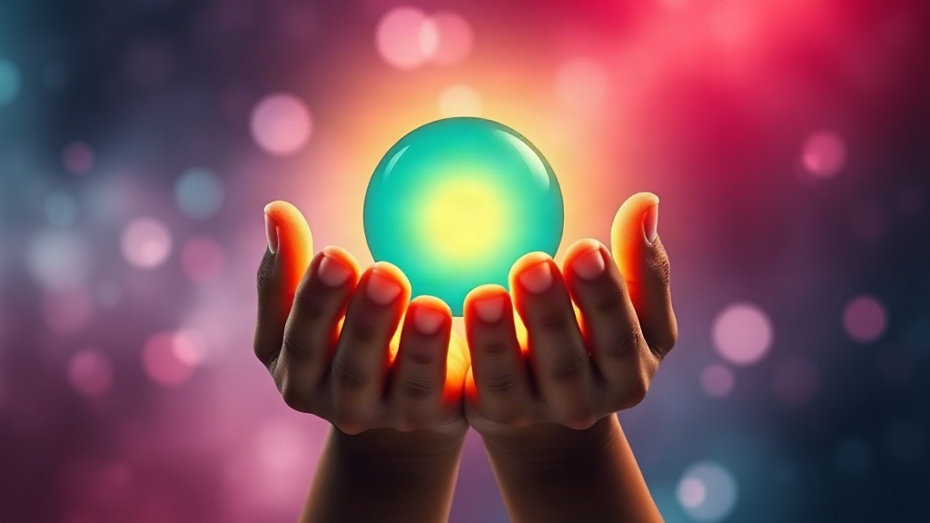 Remember What You Loved as a Child Hands holding a glowing rising sun of light, representing a nightly practice of remembering what you loved as a child