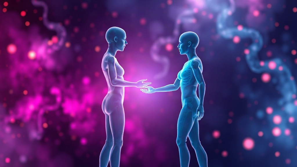 You Can't Make Someone Change Two translucent figures side by side, showing that you cannot make another person change