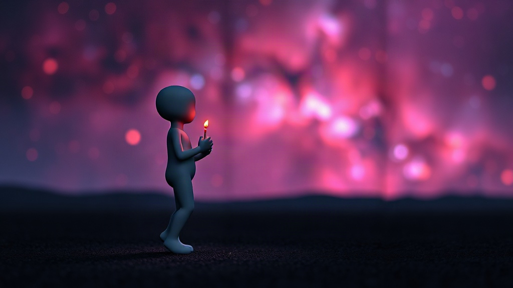 Be the One With the Match Translucent figure holding a glowing match, showing how to stay nearby and ready to support someone