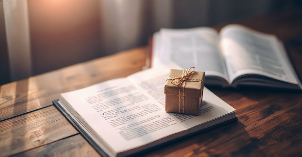 Wrapped gift beside an open journal, a question of whether rewards backfire